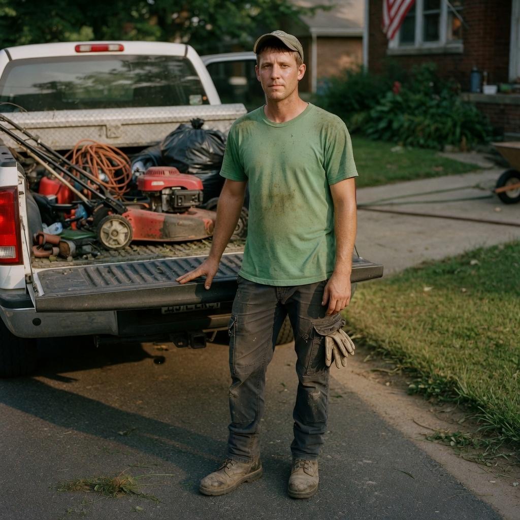 Outdoor Company founder at the end of a work day